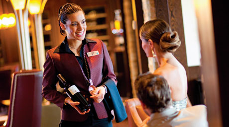 sommelier uniform - mod. with black shirt and pants